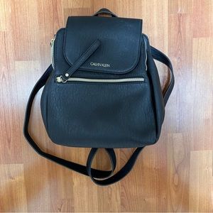 Calvin Klein Women’s Leather Backpack